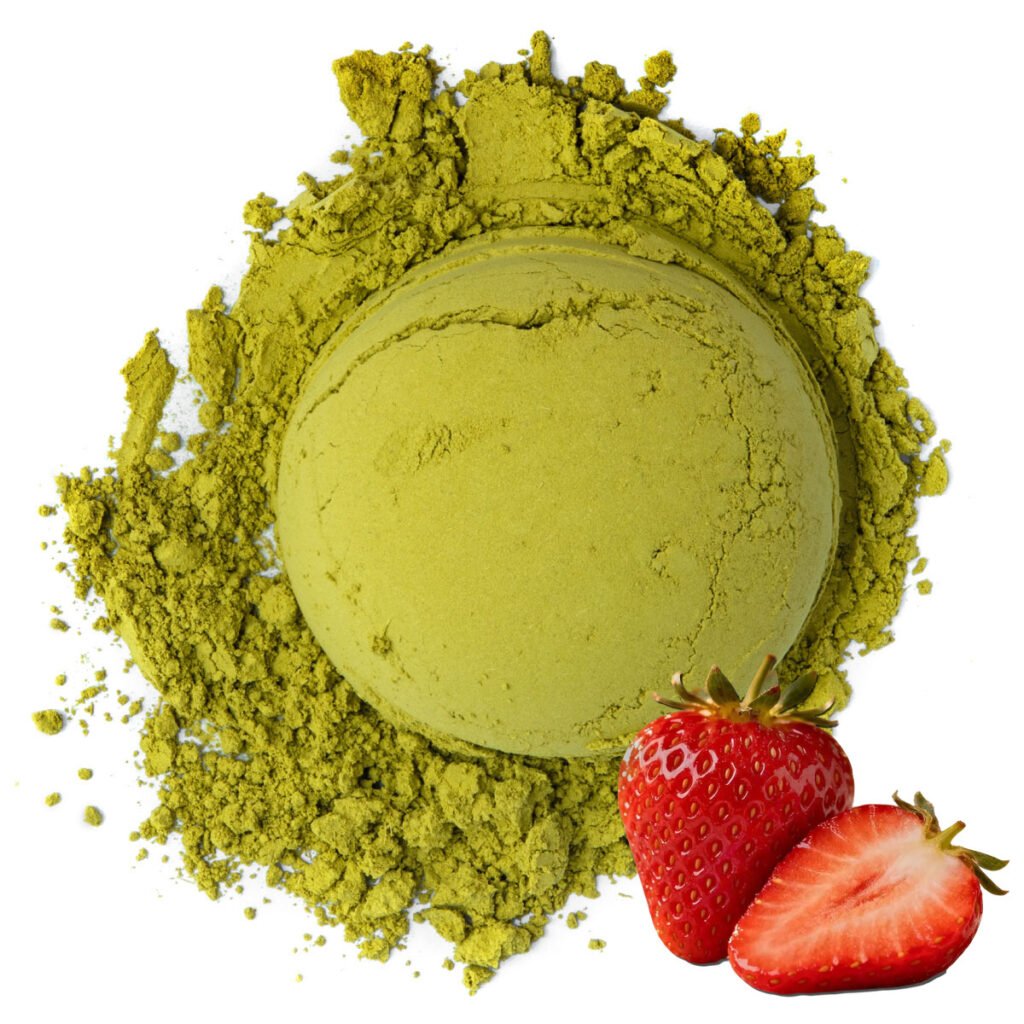 Matcha Fraise Bio — Latte de Matcha Aromatisé à la Fraise