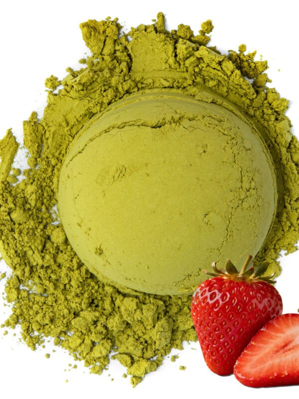 Matcha Fraise Bio — Latte de Matcha Aromatisé à la Fraise